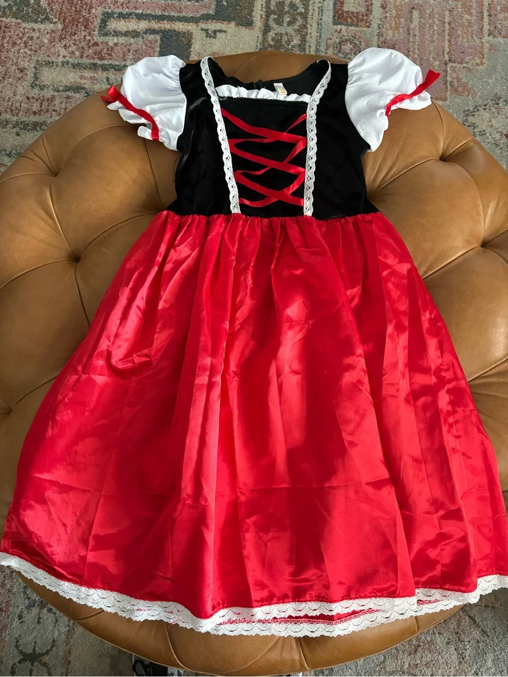 4 piece Little Red Riding Hood costume.